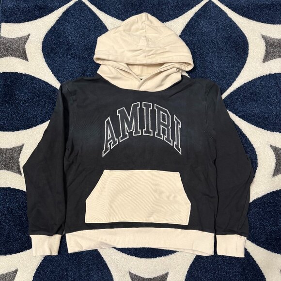 AMIRI Other - Amiri Spellout Panel White and Black Hoodie Mens Large